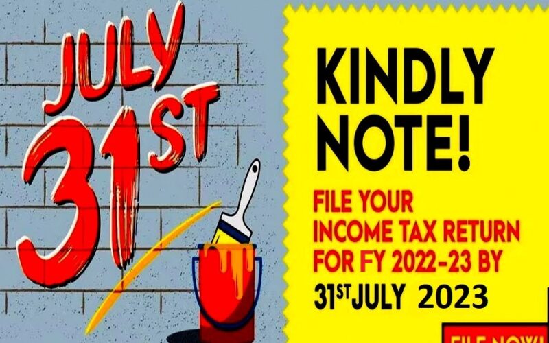 Important ITR Filing Deadline: July 31, 2023 – Over 6 Crore Tax Returns Already Filed!