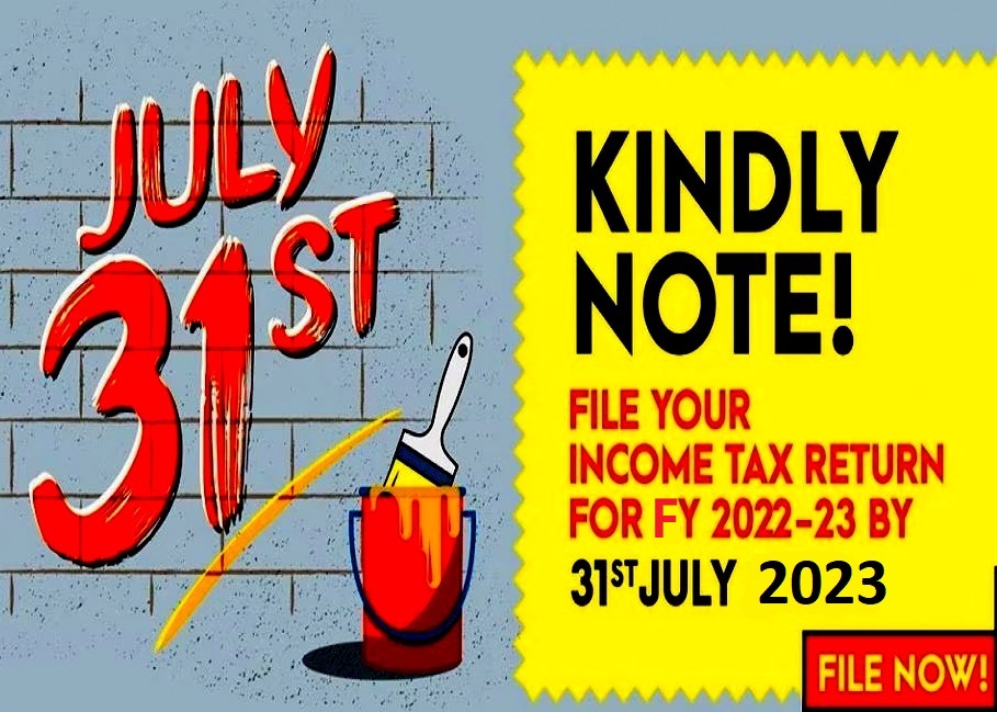 Important ITR Filing Deadline: July 31, 2023 – Over 6 Crore Tax Returns Already Filed!